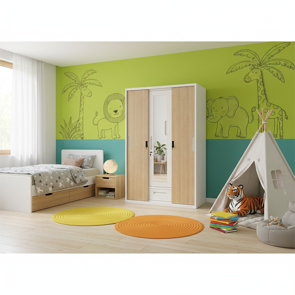 three door sliding door wardrobe with drawers (复制) three door sliding door wardrobe with drawers (复制)