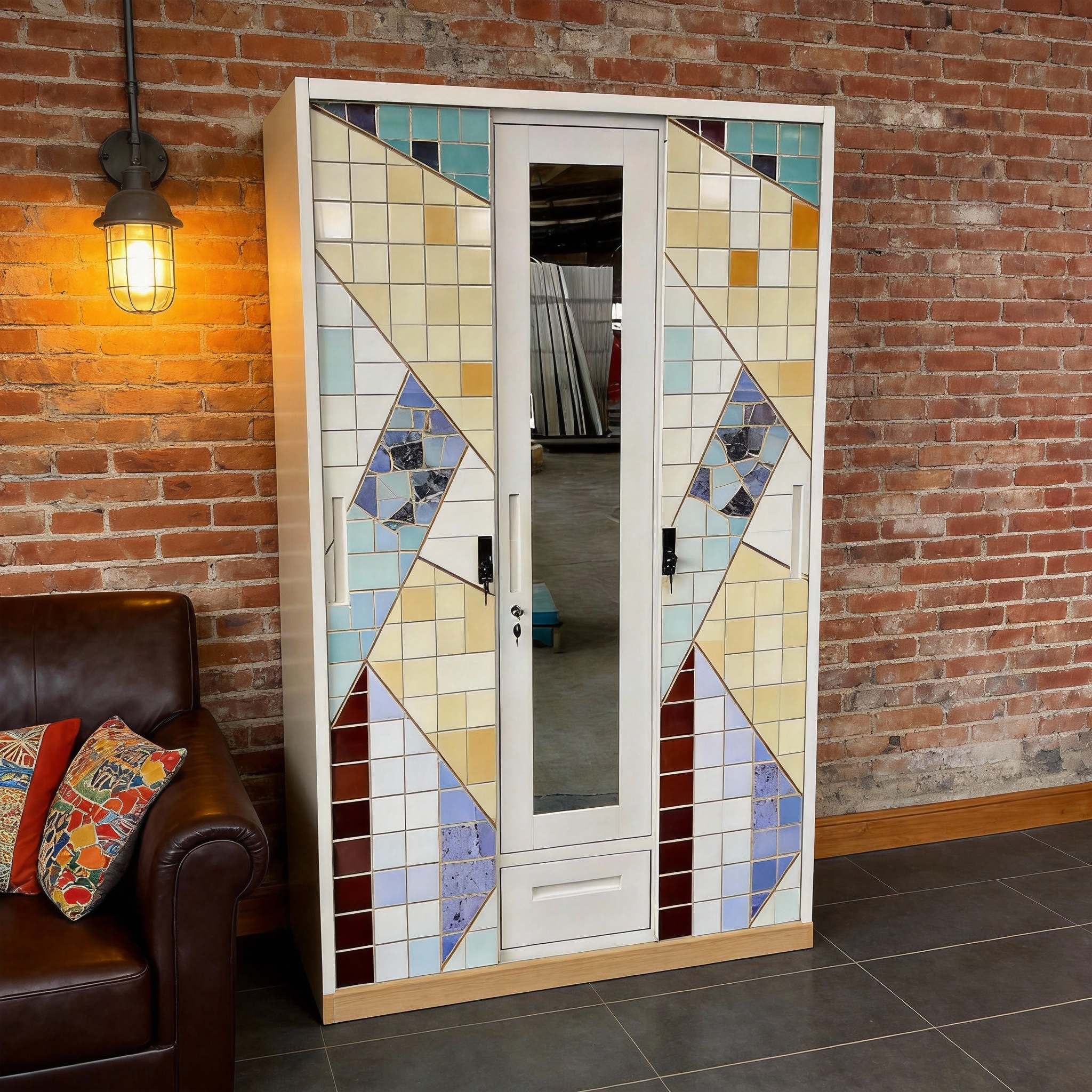 three door sliding wardrobe with open top design three door sliding wardrobe with open top design