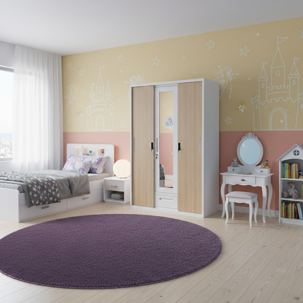 three door sliding wardrobe with open top design three door sliding wardrobe with open top design