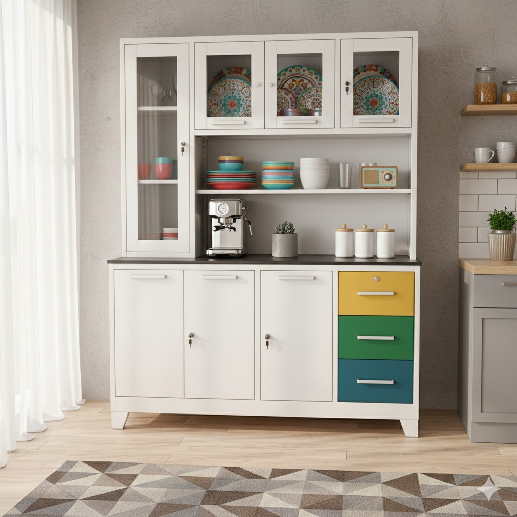Four-door cabinet with drawers - 图片 2