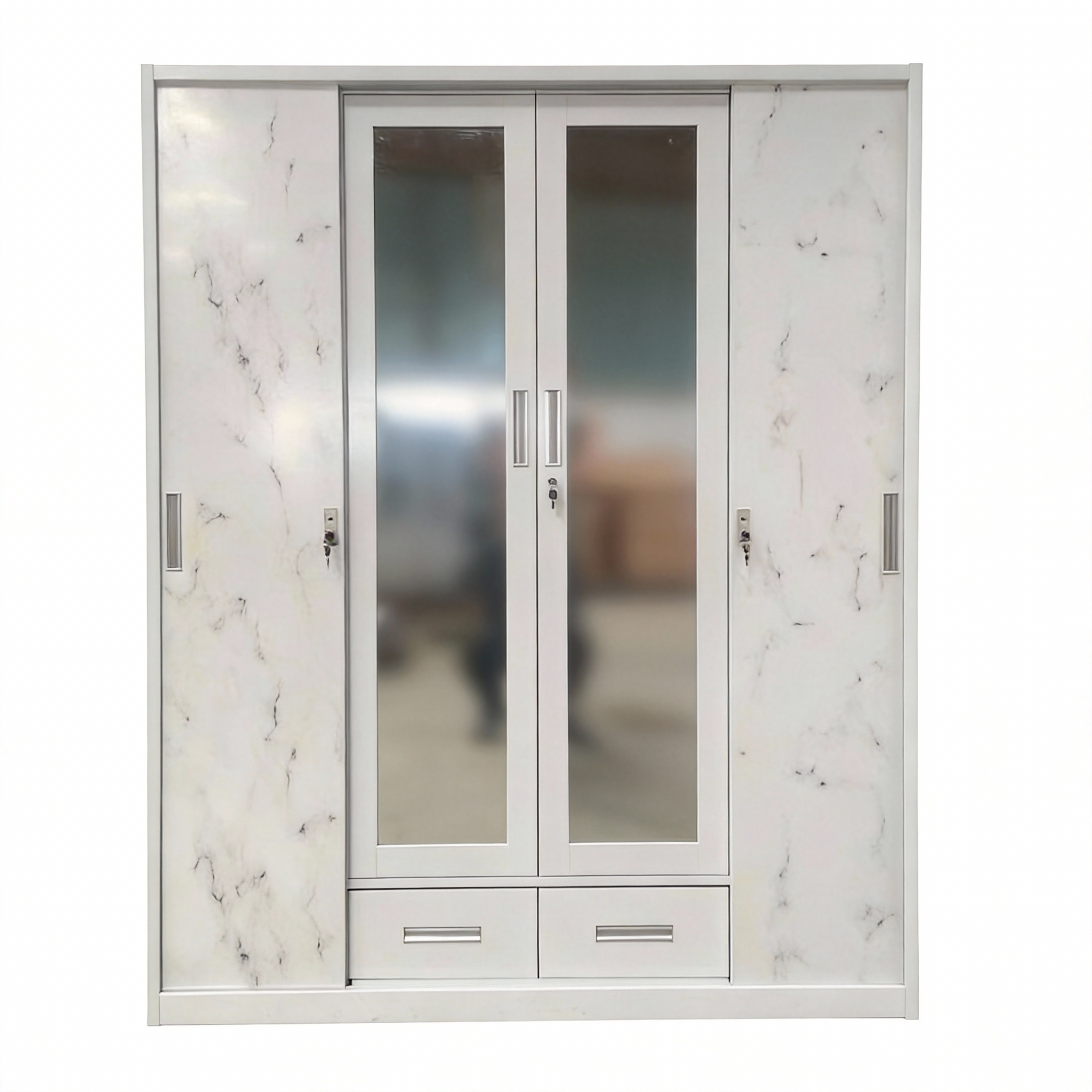 four door sliding door wardrobe with open top design four door sliding door wardrobe with open top design