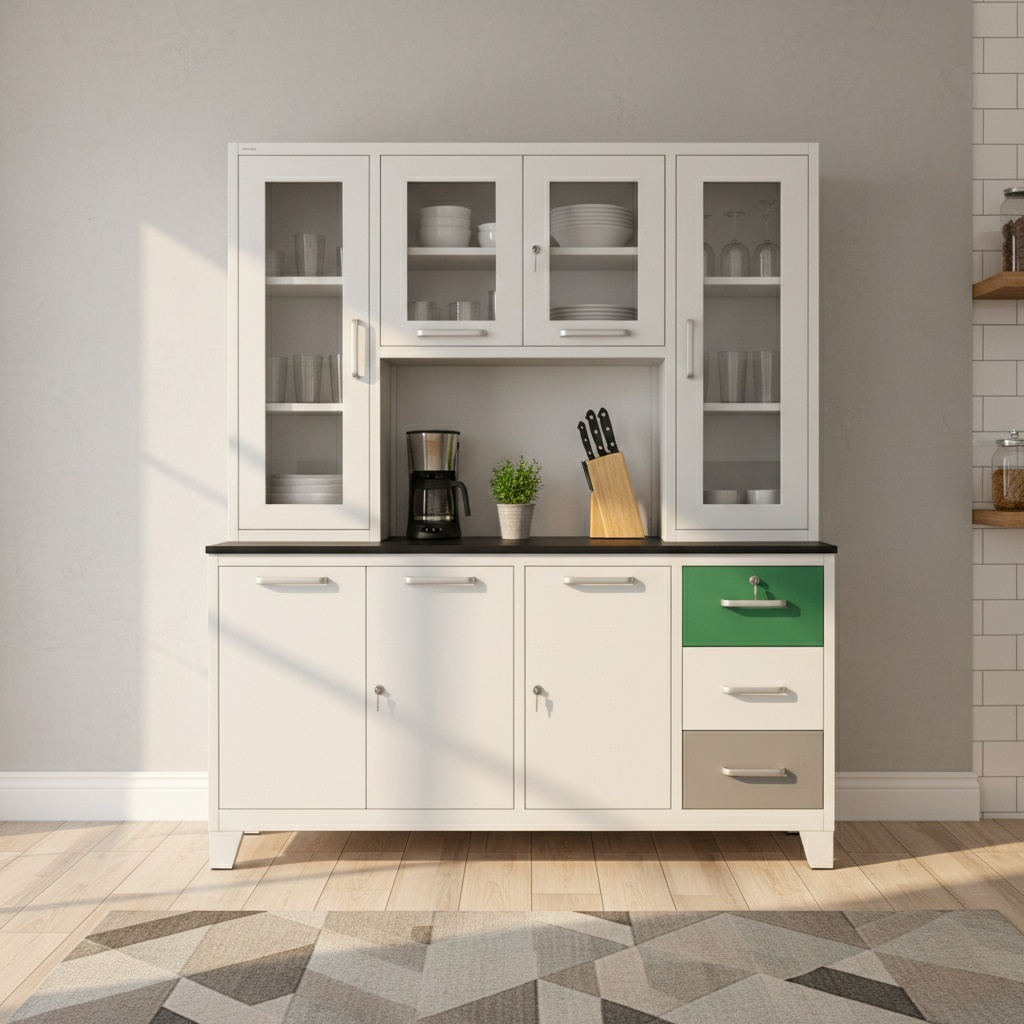 Four-door cabinet with drawers - 图片 3